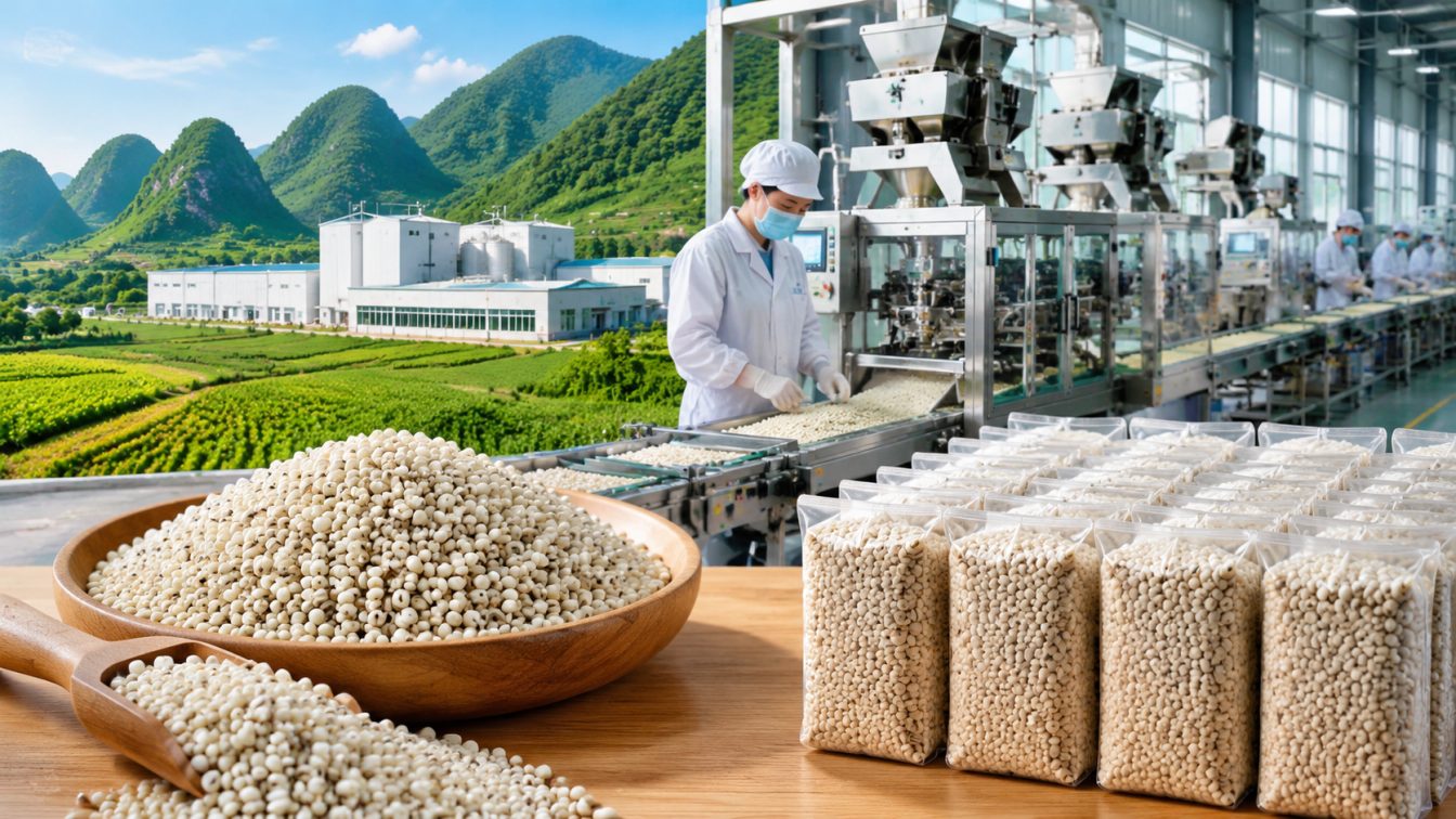 纳雍县为薏仁米采购提供产地直供